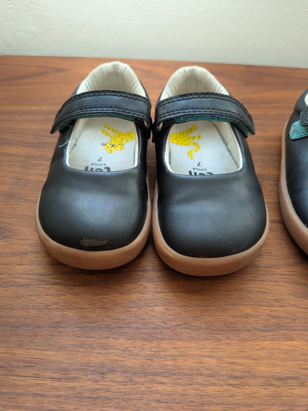 Ten Little Mary Jane Shoes Black Size 7 (1 pair)